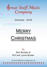 Merry Christmas SATB choral sheet music cover
